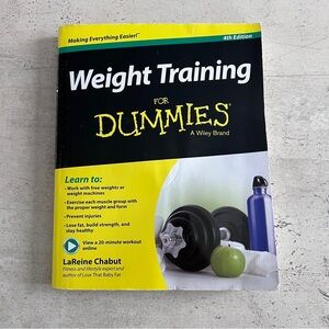 Weight Training for Dummies Book